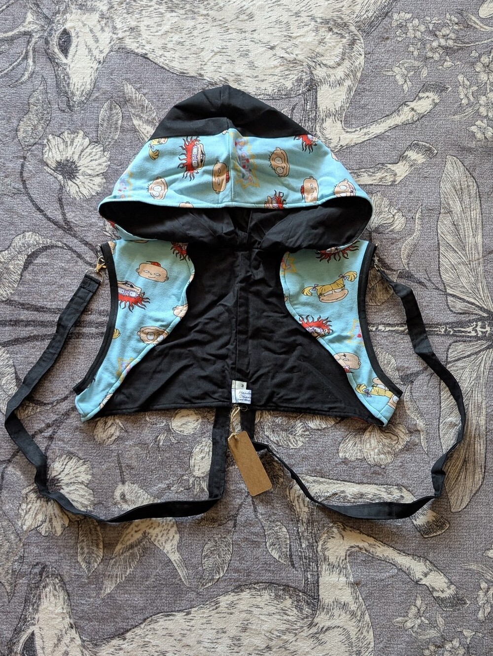 Handmade Cropped Hooded Vest